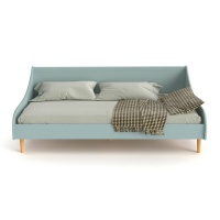 Диван-кровать Jimi 90 x 190 см синий LA REDOUTE INTERIEURS  фото, kupilegko.ru